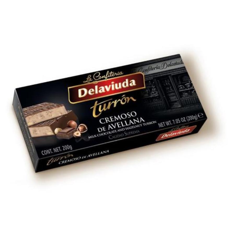 TURRON PRALINE AVELL.CHOCOLATE DELAVIUDA PTLLA 200 GR