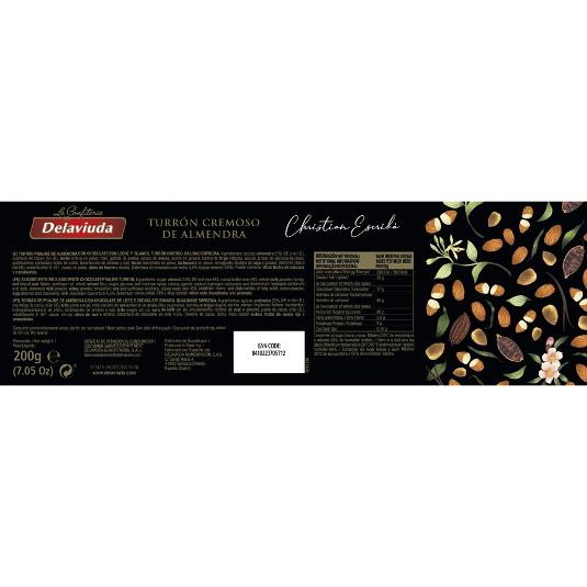 TURRON PRALINE CREMOSO ALMENDRA DELAVIUDA PTLLA 200 GR