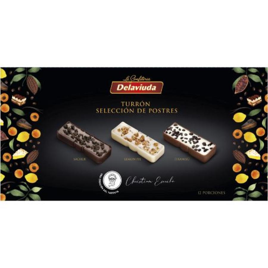 TURRON PRALINE SELECCION POSTRE DELAVIUDA PTLLA 220 GR