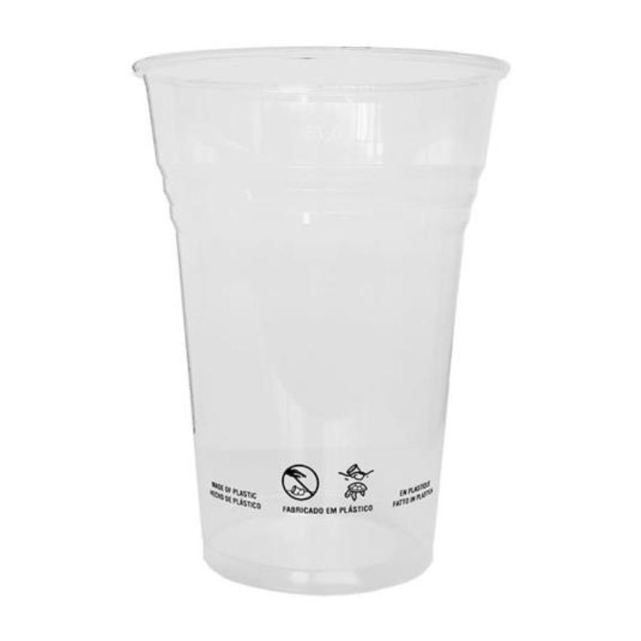 VASO TRANSPARENTE 1LT GREENTEK PACK 50 UD