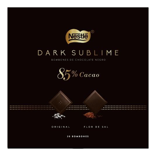 BOMBON DARK SUBLIME 85% CACAO NESTLE CAJA 141 GR