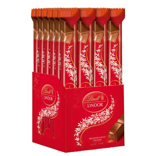 BARRITA STICK CHOCOLATE LECHE LINDOR ESTCHE 38 GR