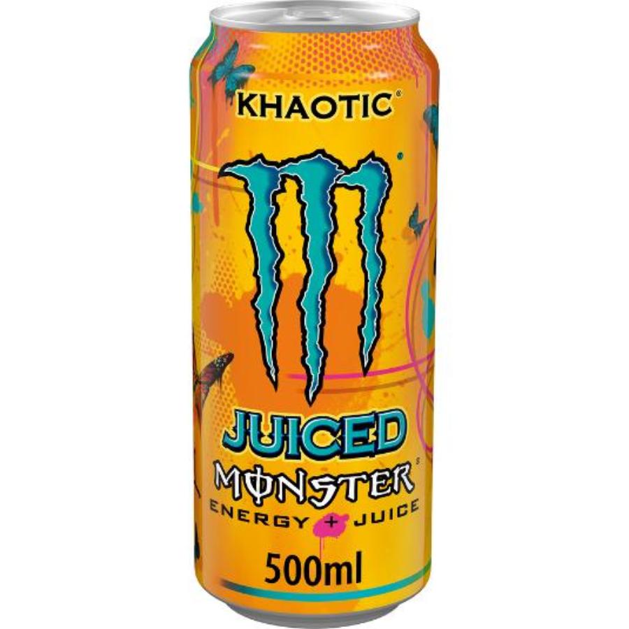 REFRESCO ENERGET. KHAOTIC JUICE MONSTER LATA 500 ML