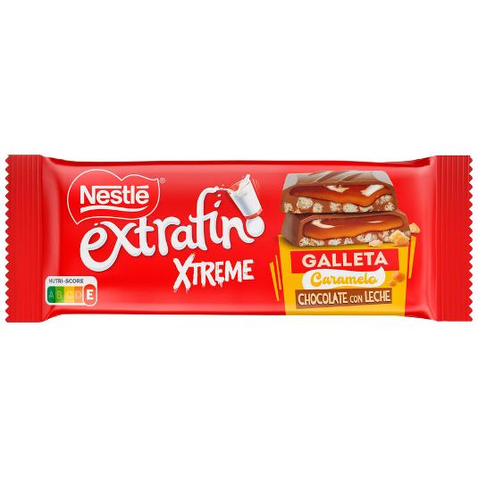 CHOCOLATE LECHE GALLETA EXTREME NESTLE PTLLA 87 GR