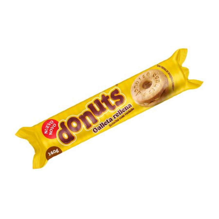 GALLETA RELLENA DONUTS PQTE 133 GR