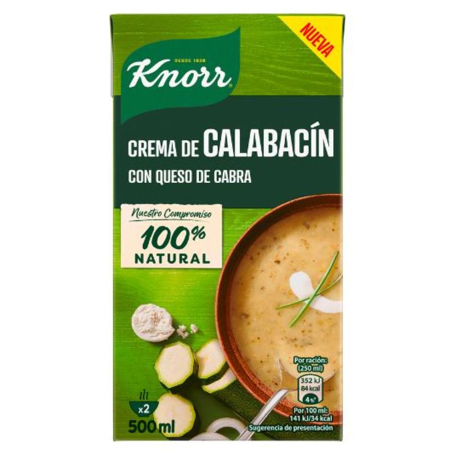 CREMA CALABACIN CON QUESO CABRA KNORR BRIK 500 ML