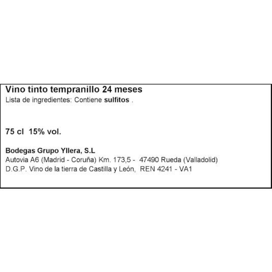 VINO TINTO C.LEON 24 MESES YLLERA BTLLA 75 CL