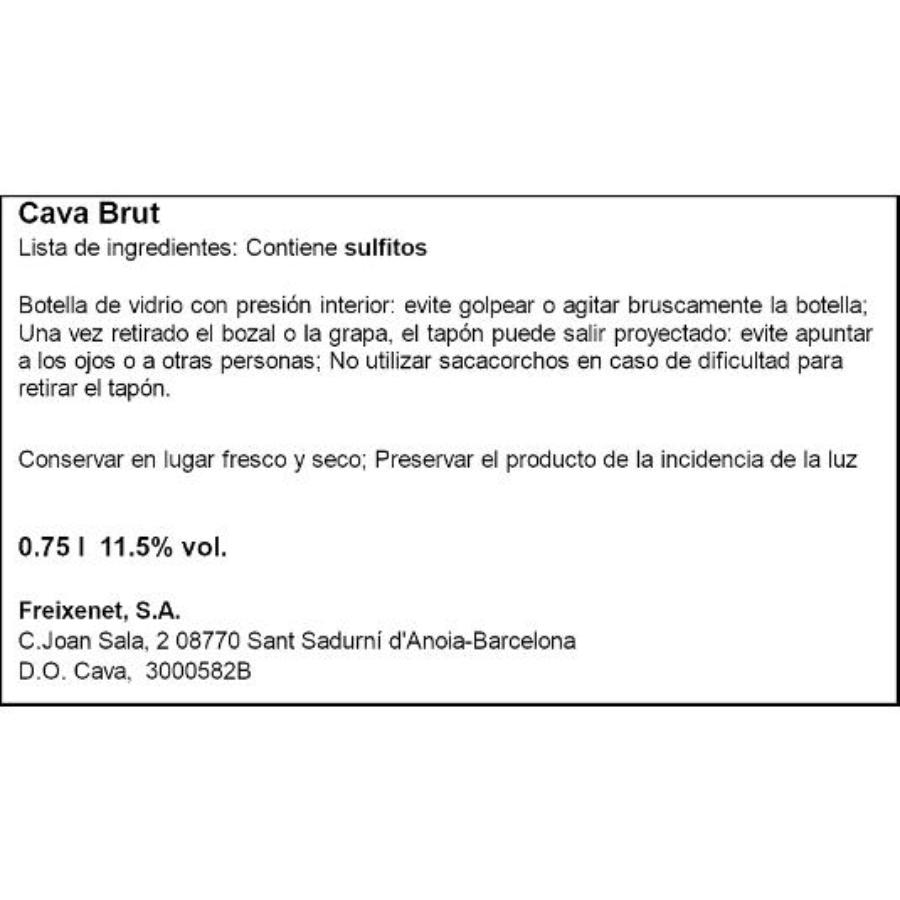 CAVA BRUT GRAN CUVEE ELYSSIA FREIXENET BTLLA 75 CL