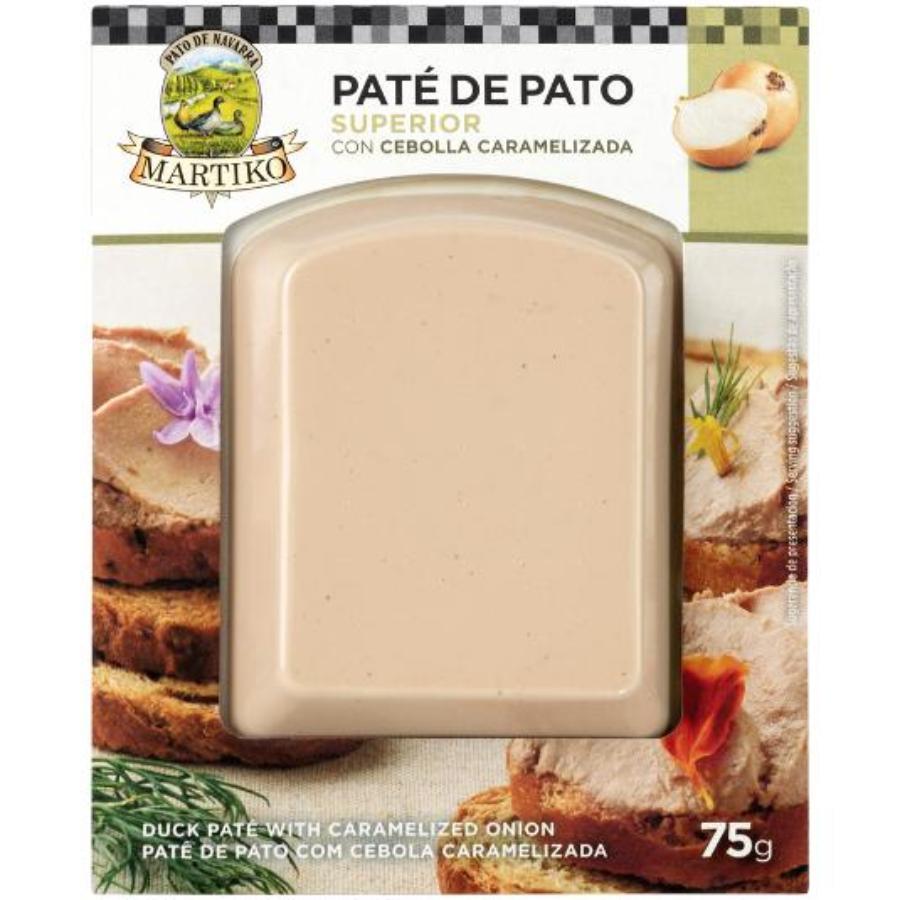 PATE DE PATO C/CEB0LLA CARAMELI MARTIKO UNIDAD 75 GR