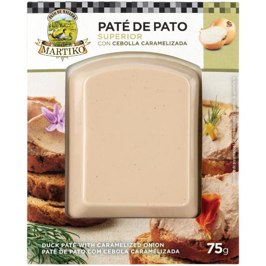 PATE DE PATO C/CEB0LLA CARAMELI MARTIKO UNIDAD 75 GR