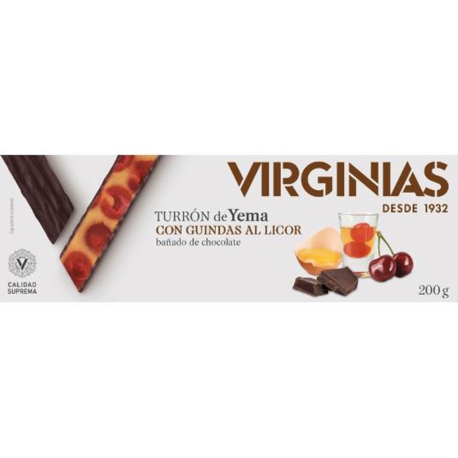 TURRON YEMA GUINDAS LICOR VIRGINIAS PTLLA 200 GR