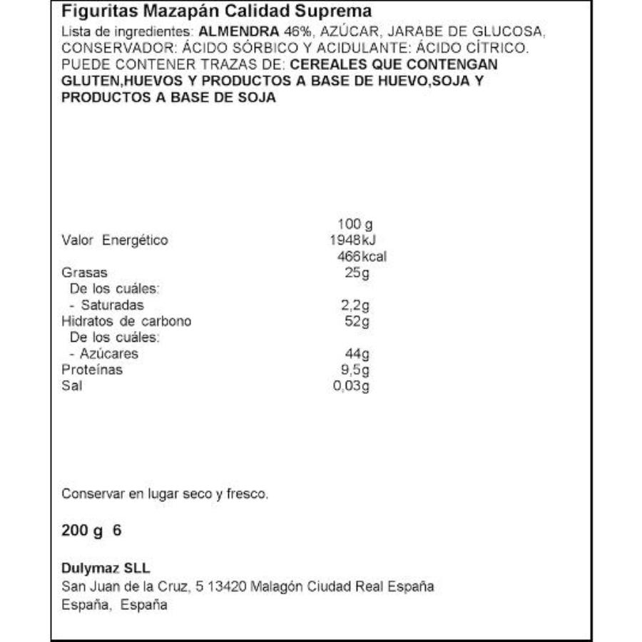 MAZAPAN FIGURITAS SPAR ESTCH 200 GR