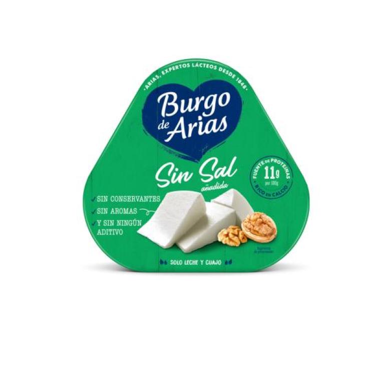 QUESO BURGOS MINI SIN SAL ARIAS PACKX3 216 GR