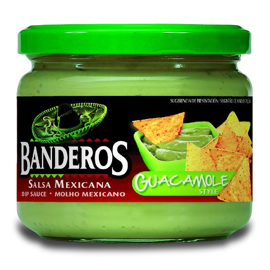 SALSA GUACAMOLE BANDEROS FRASCO 300 GR