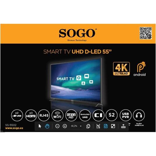 TELEVISOR UHD 4K SMART TV 55