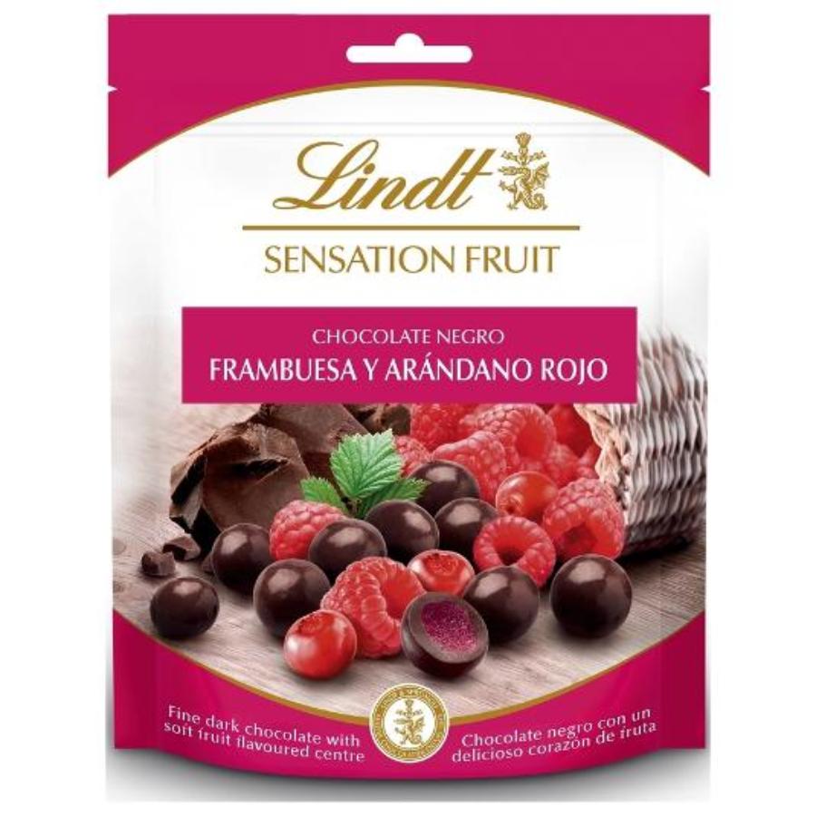 BOLITA CHOC. FRAMB-ARANDANOS LINDT BOLSA 150 GR