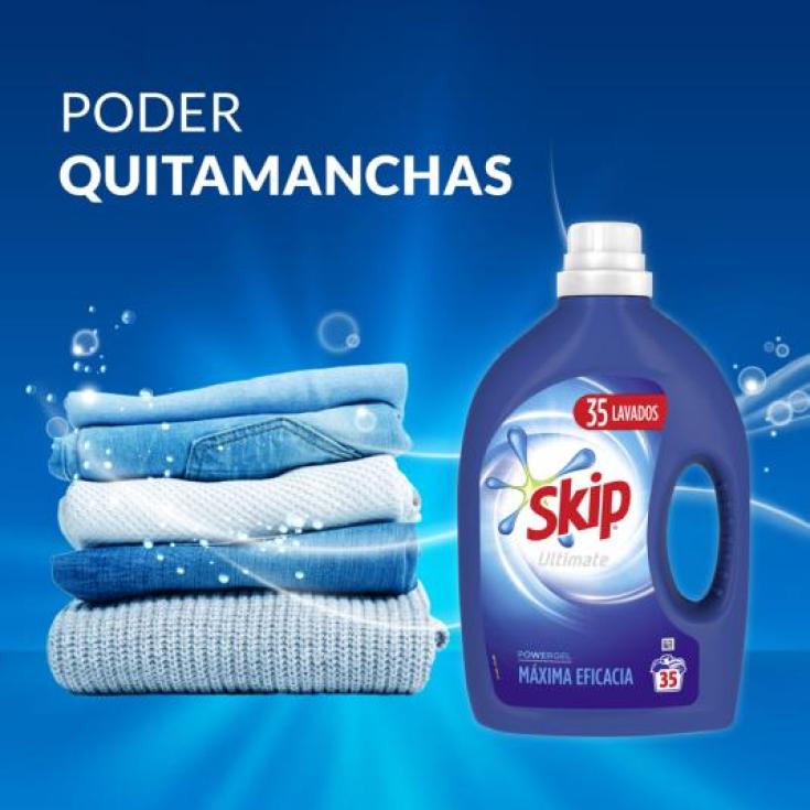 DETERGENTE LIQUIDO ULTIMATE 33D SKIP BTLLA 33 LA