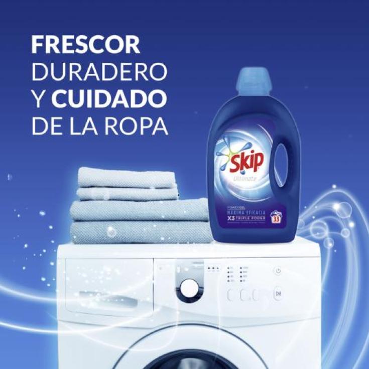 DETERGENTE LIQUIDO ULTIMATE 33D SKIP BTLLA 33 LA