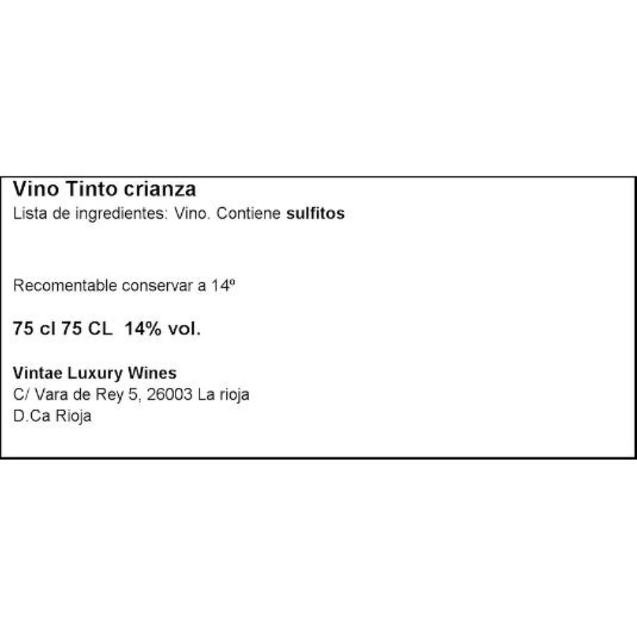 ESTUCHE VINO TINTO CRIANZA 2 B. LOPEZ D.HARO ESTCHE 150 CL