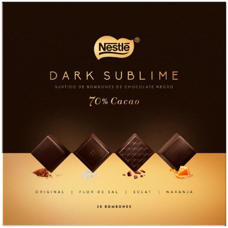 BOMBON DARK SUBLIME NESTLE CAJA 143 GR