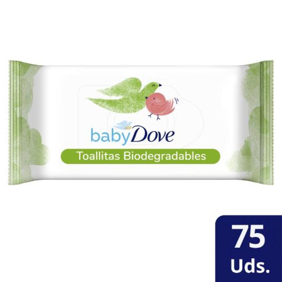 BABY TOALLITAS INFANTILES BIOD. DOVE PQTE 75 UD