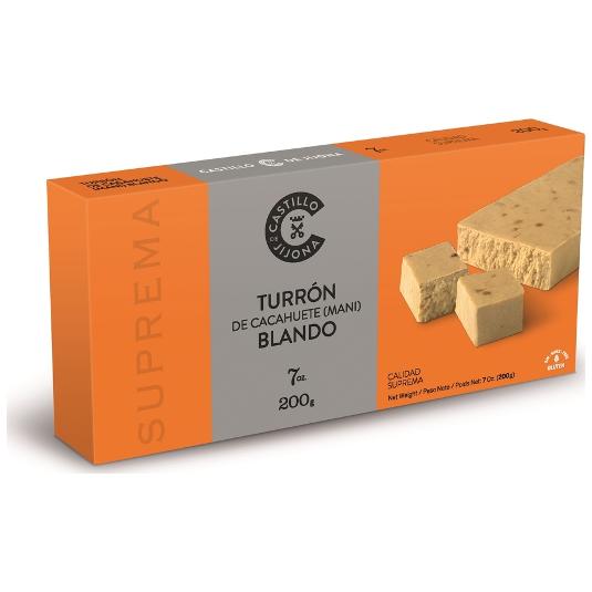 TURRON CACAHUETE BLANDO CAST.JIJONA PTLLA 200 GR