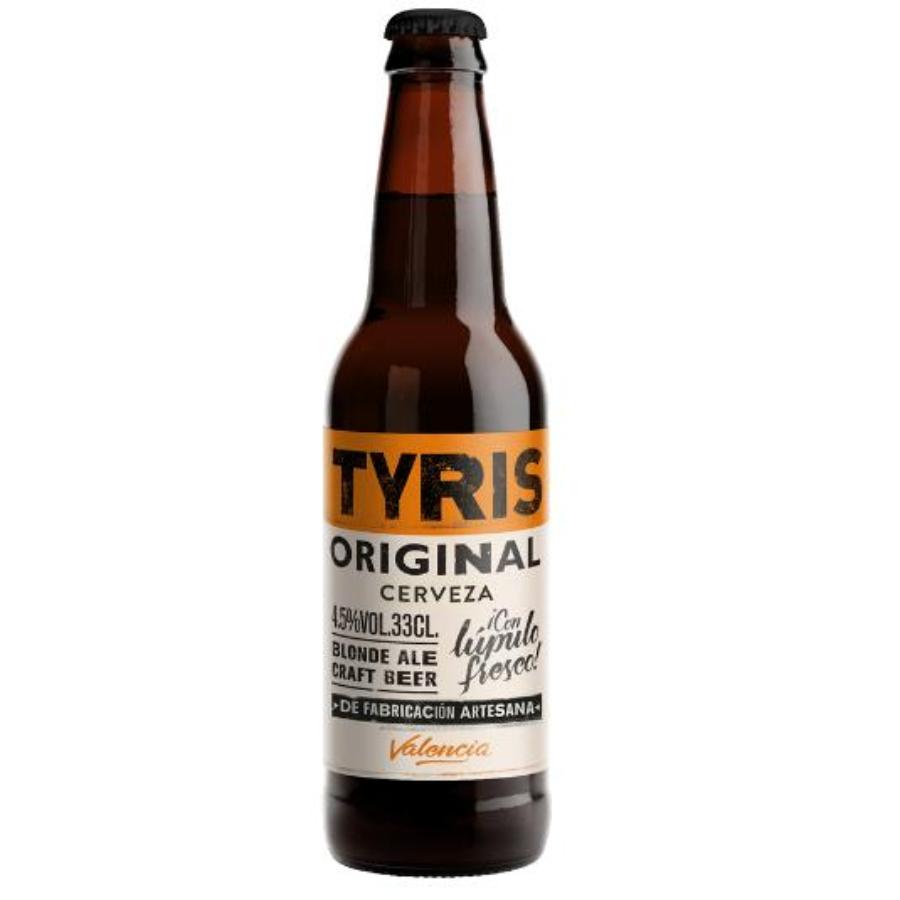 CERVEZA ORIGINAL 4,5º TYRIS BTLLA 33 CL