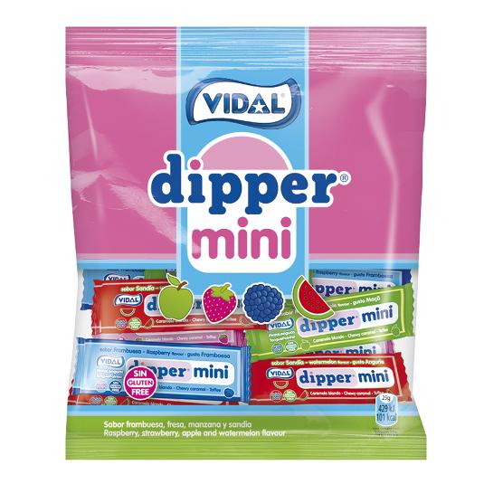 CARAMELO MINI SURTIDO DIPPER VIDAL BOLSA 275 GR