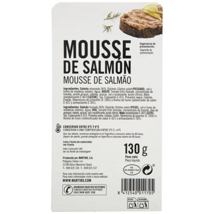 MOUSSE SALMON MARTIKO UNIDAD 130 GR