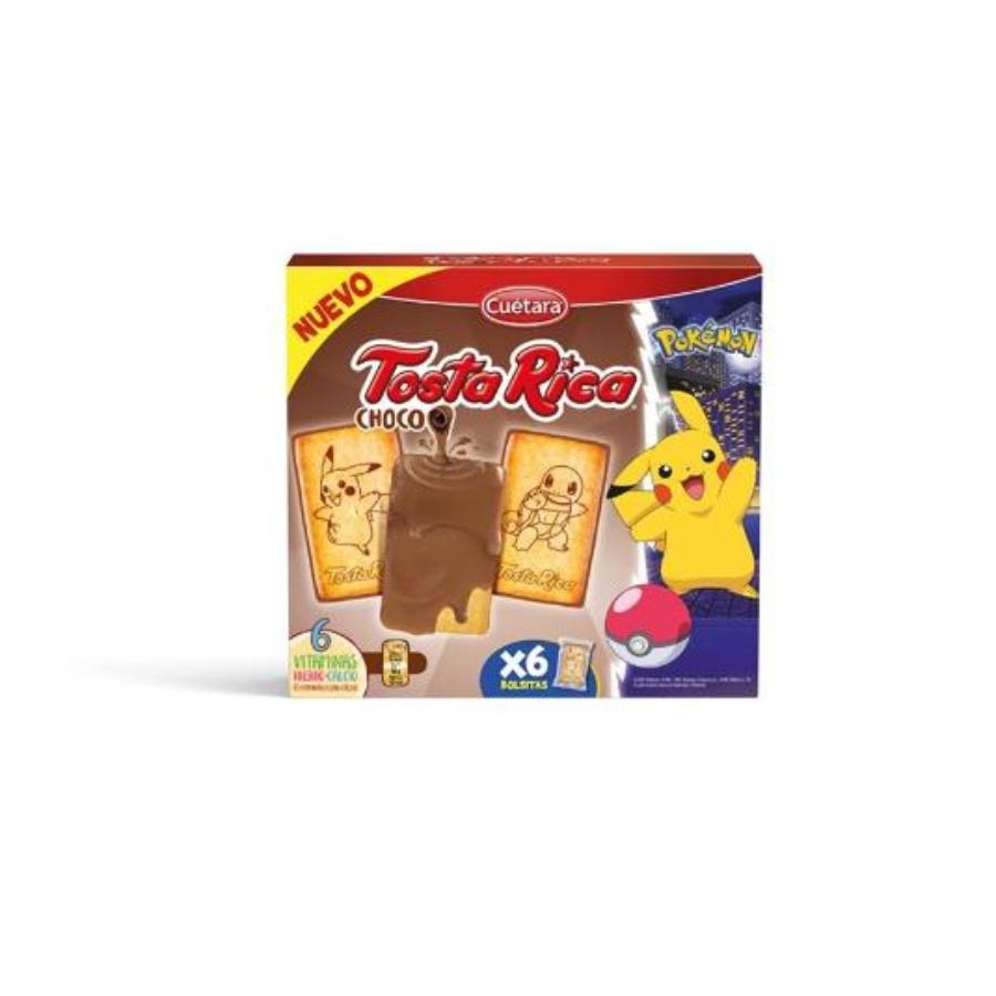 GALLETAS TOSTA RICA CHOCO CUETARA PQTE 210 GR