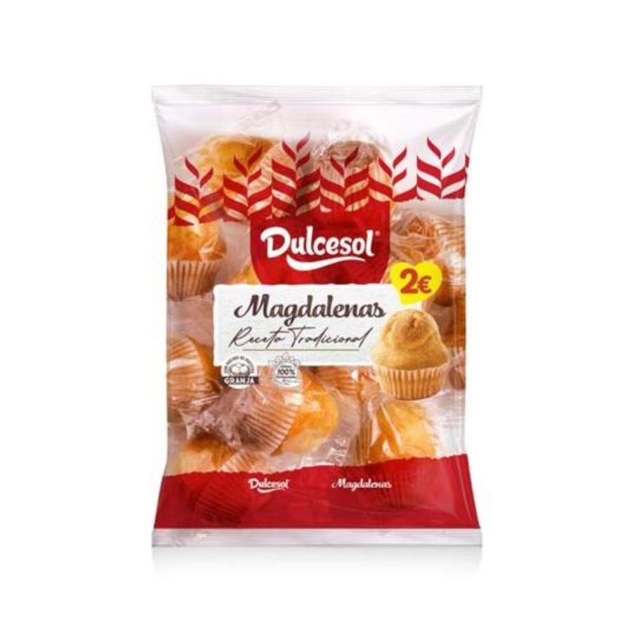 MAGDALENAS 2 DULCESOL BOLSA 360 GR