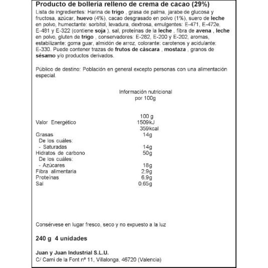 BOLLISOL 4UDS 2 DULCESOL BOLSA 240 GR