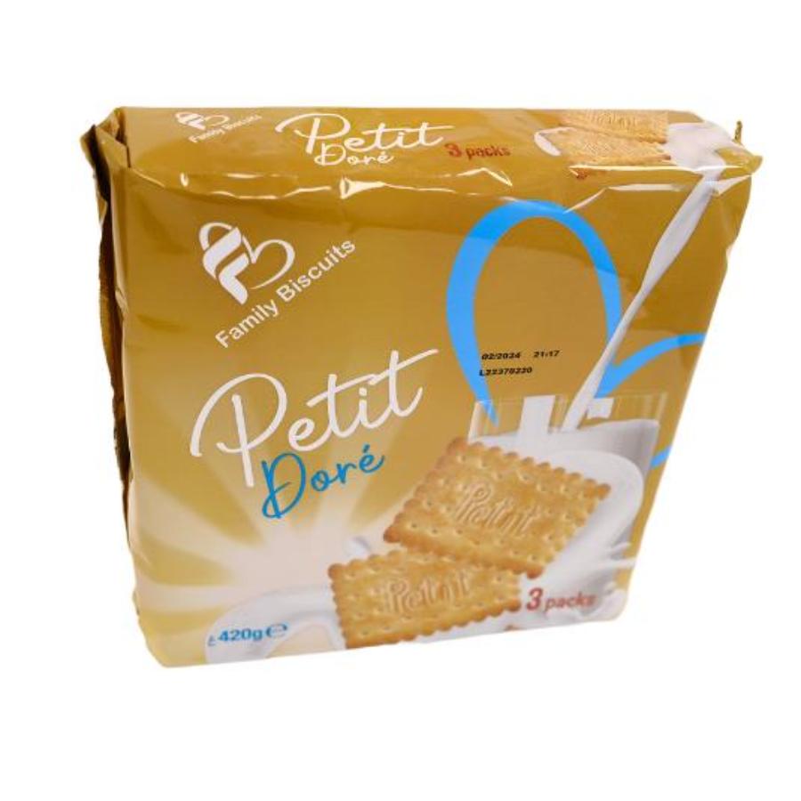 GALLETA PETIT DORE 133X3 FAMILY BISC. CAJA 400 GR