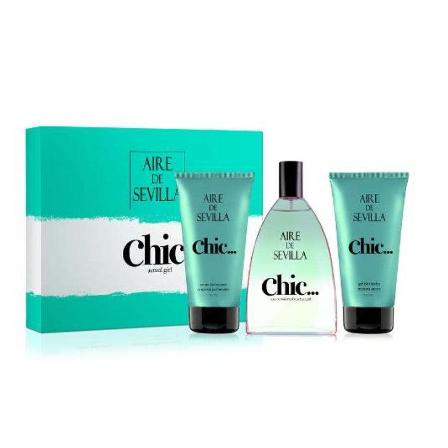 ESTUCHE ELLA EDT+GEL+BODY CHIC AIRE SEVILLA ESTCH 1 UD