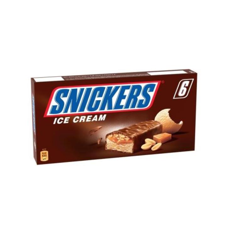 HELADO BARRITA X6 SNICKERS PACK 273 GR