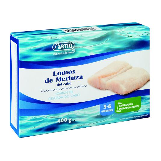 LOMOS DE MERLUZA ARTIQ ESTCH 400 GR