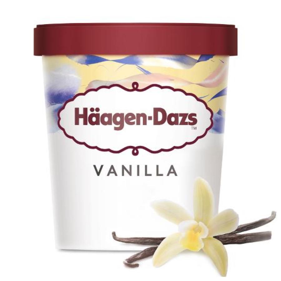 HELADO VAINILLA HAAGEN DAZS UNIDAD 400 GR