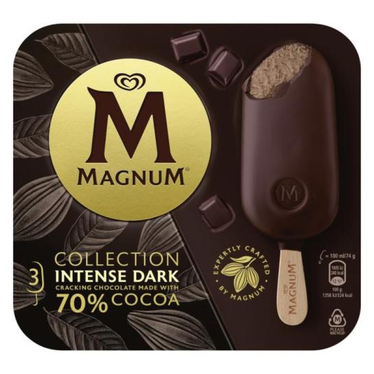 HELADO BOMBON DARK X3 MAGNUM PACK 222 GR