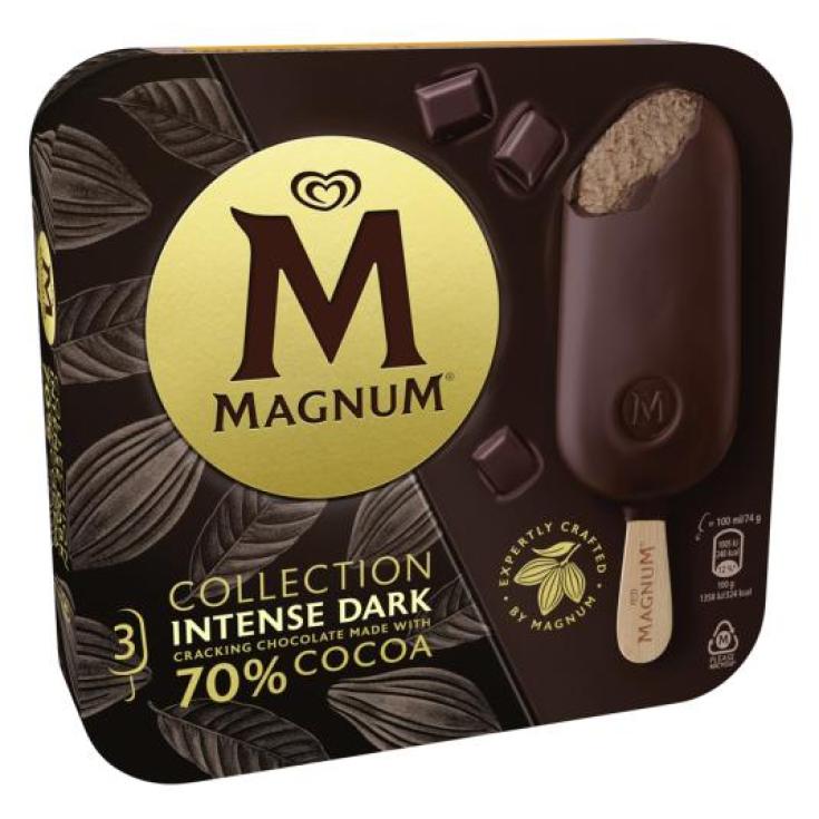 HELADO BOMBON DARK X3 MAGNUM PACK 222 GR