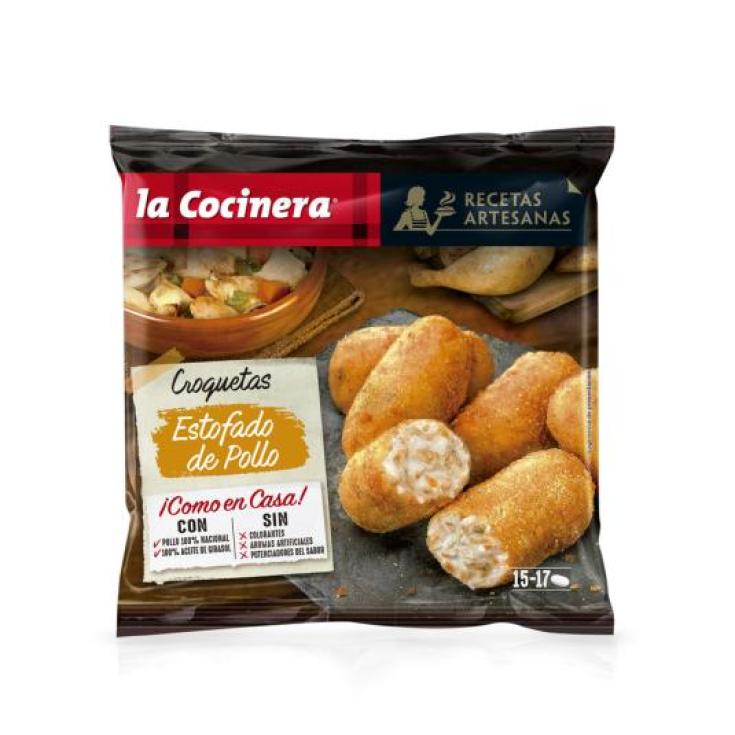 CROQUETA ESTOFADO POLLO LA COCINERA BOLSA 500 GR