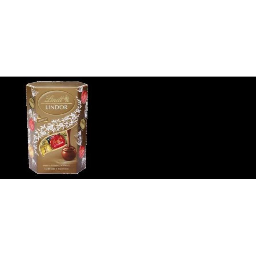 BOMBON CORNET SURTIDO LINDOR CAJA 200 GR