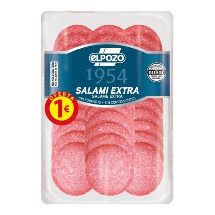 SALAMI LONCHEADO ALL NATURAL ELPOZO PQTE 80 GR