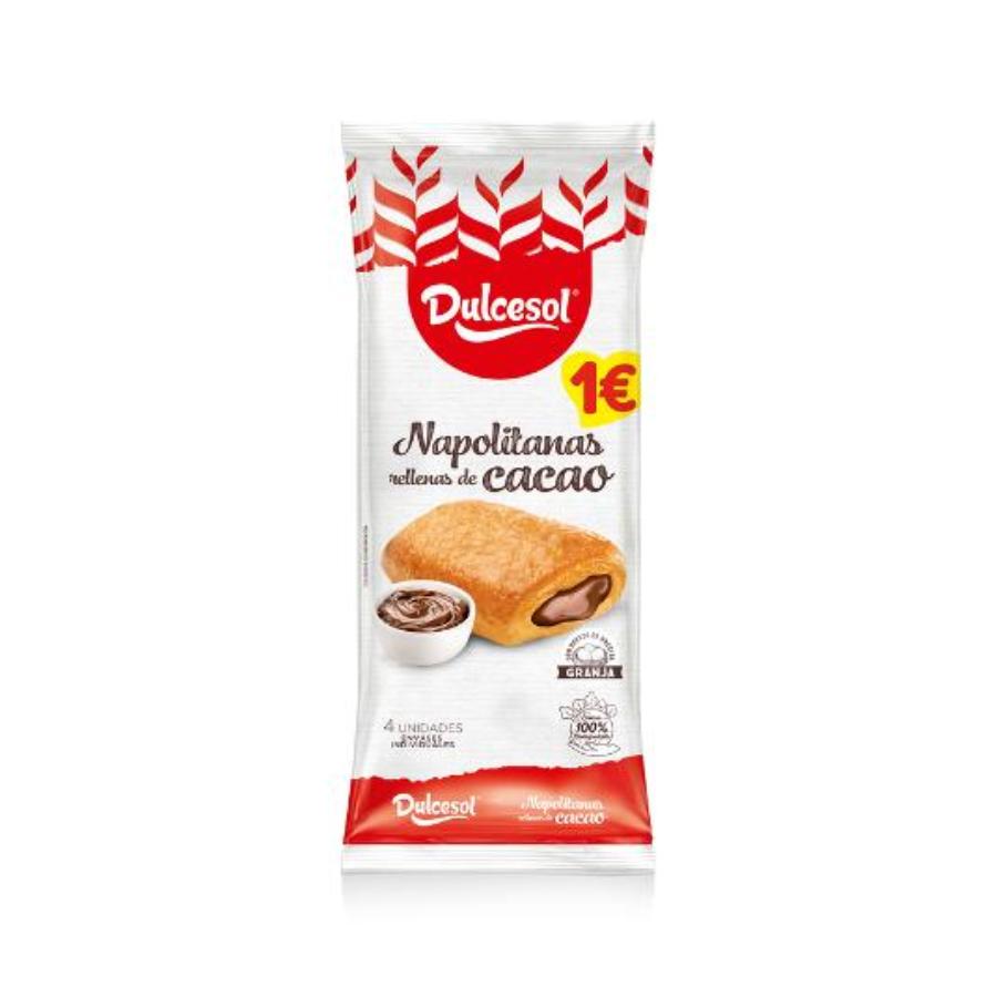 NAPOLITANA CACAO DULCESOL PQTE 160 GR