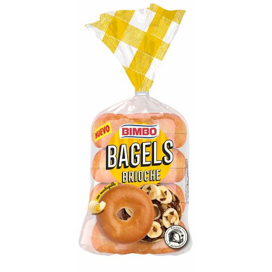 BAGELS BRIOCHE 4 UDS BIMBO PQTE 300 GR