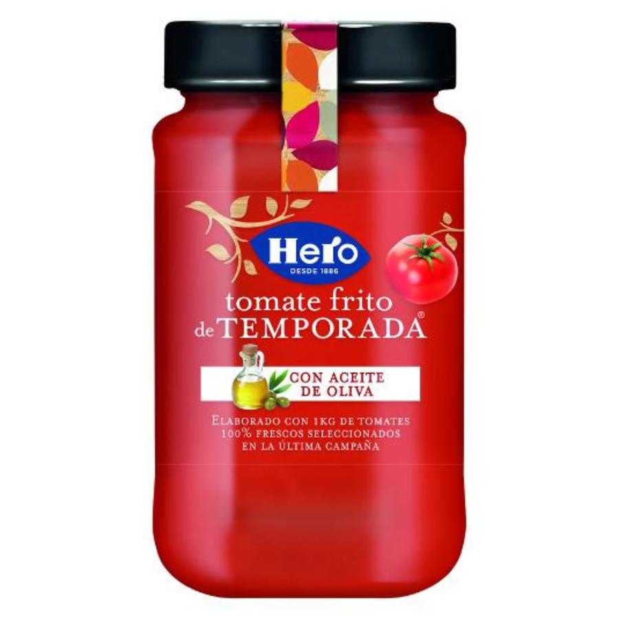 TOMATE FRITO DE TEMPORADA HERO FRASCO 370 GR